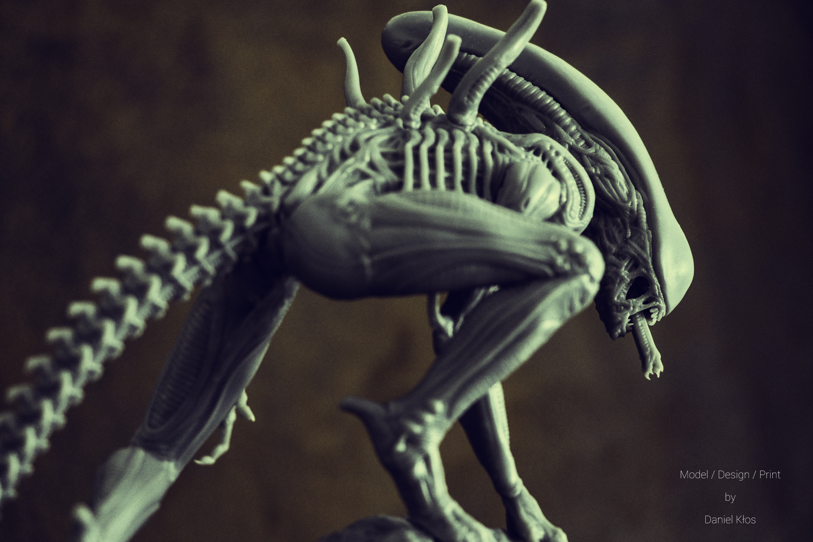 Alien Statue Fanart 3D printable model fanart