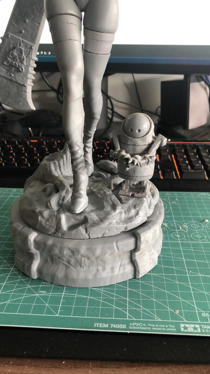 2b - Nier Automata Fanart Statue