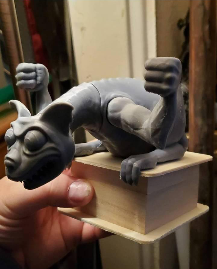 Haunted Mansion Gargoyle Candle Holder 3D printable