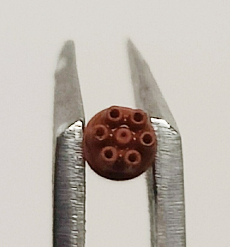 3d printable scale car model power distributors with wire holes