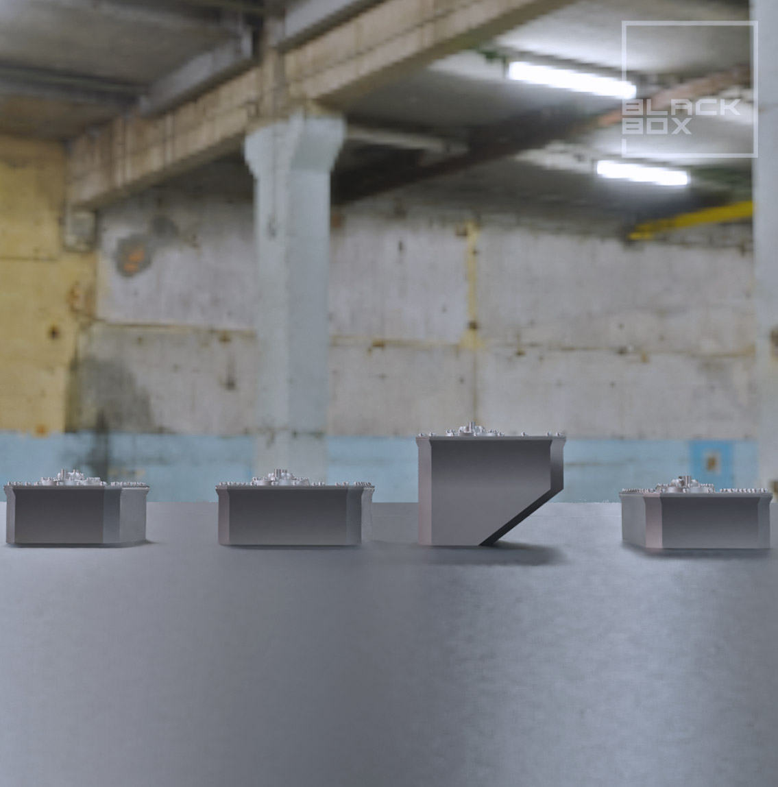 FUEL CELL TANK 4 TYPES SET for miniatures