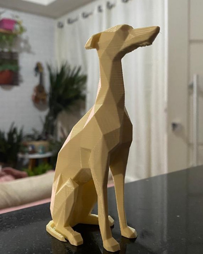Italian Greyhound low poly