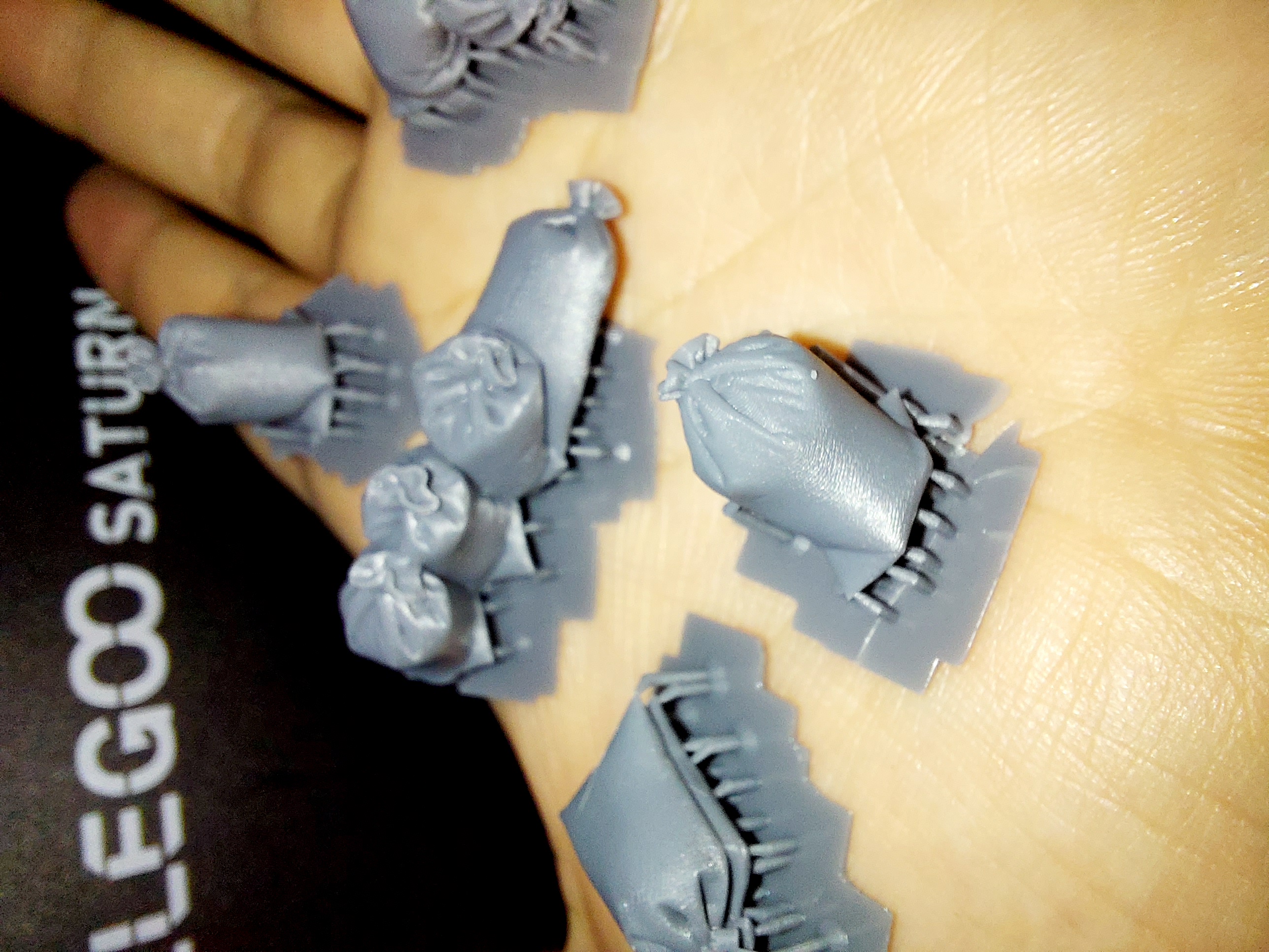 SACK OF GRAINS FOR TERRAIN DIORAMA TABLETOP 1-35 SUPPORTED STL