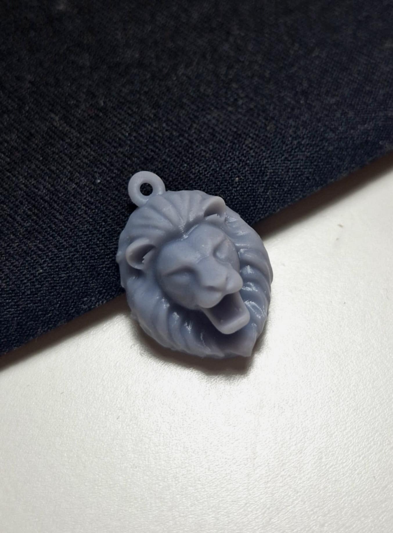 Lion Head Pendant - 3D Printable Jewelry Model