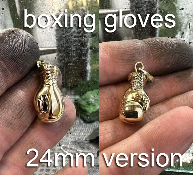 Gold Boxing Gloves printable 3dmodel