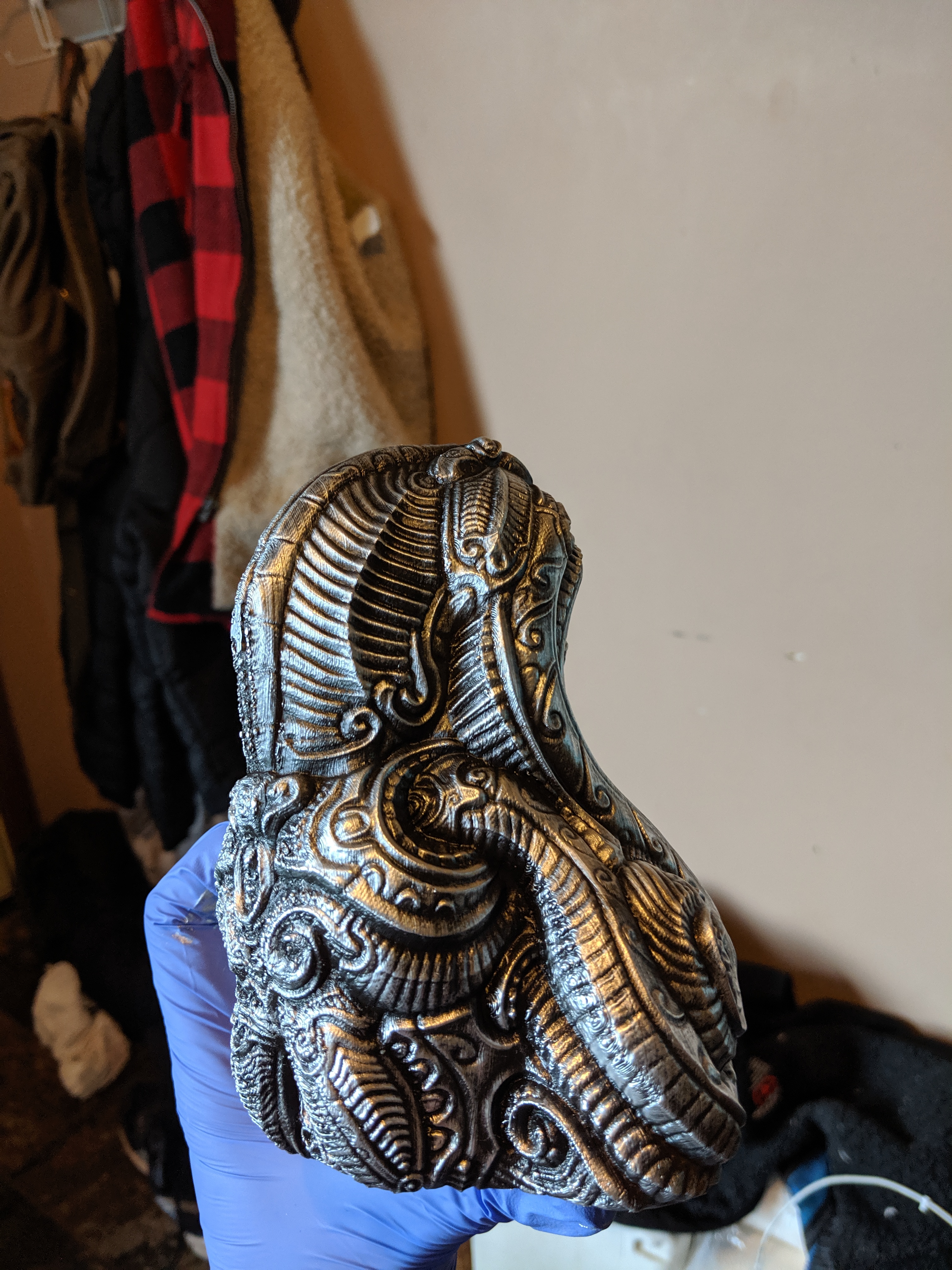 artifact 6 octopus head in silver