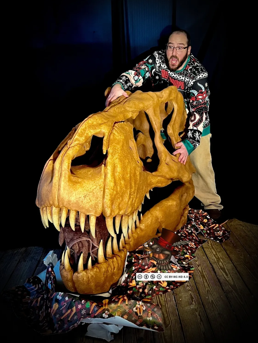 T Rex Skull 3D Print Model