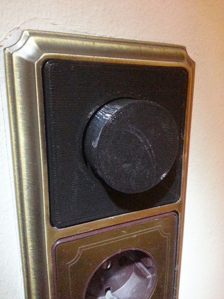 Light Dimmer knob and plate