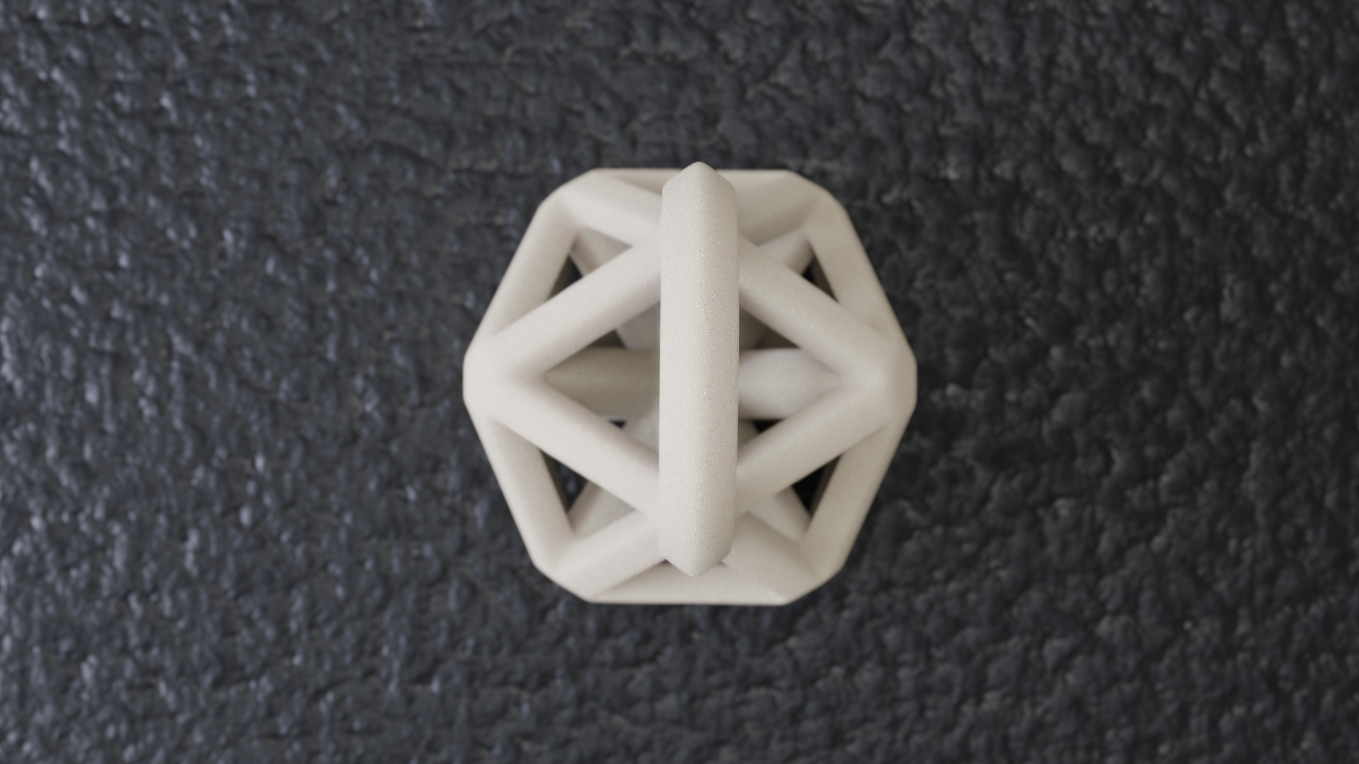 Icosahedron Frame Pendant