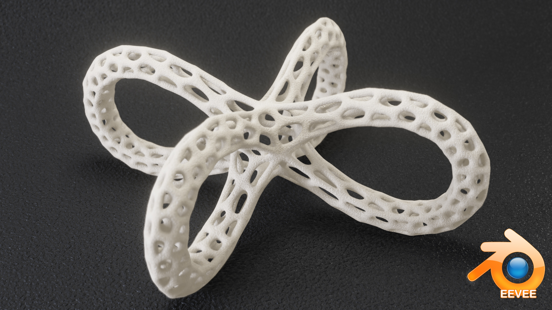  Quatrefoil Lattice Sculpture