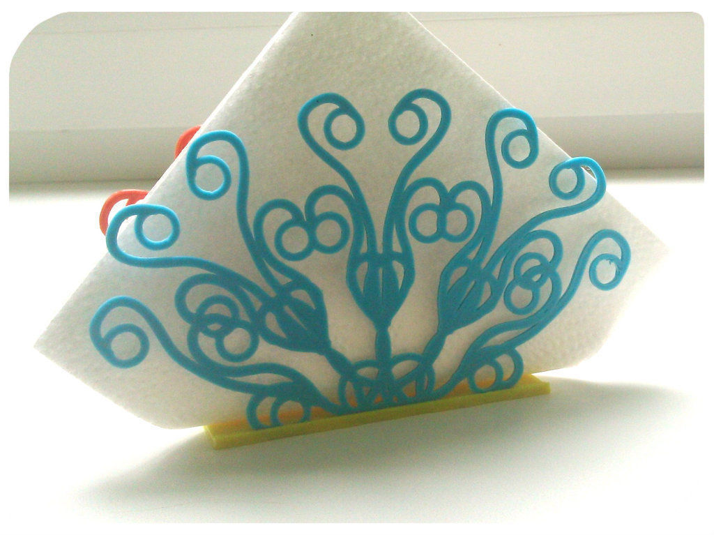 Stand for napkins Peacock Tail